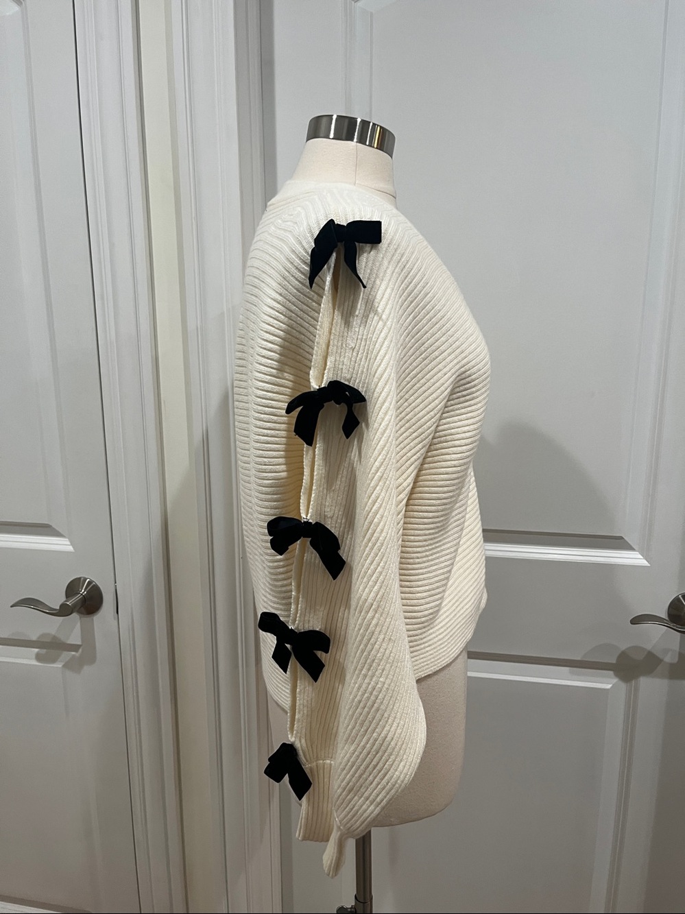 Vici Sweet Darling Bow Embellished Cardigan Sweater - Picture 5 of 16